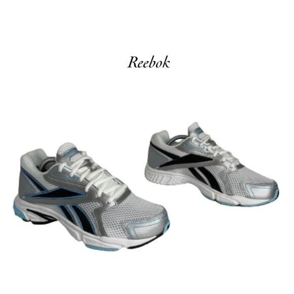 Reebok Kibo DMX Ride Women’s Silver Blue Sneakers Running Shoes NIB Size 7 - Picture 1 of 10